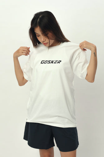 Áo phông trắng liền mạch Gosker
