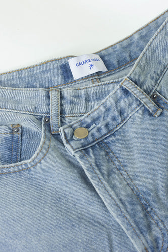 Galerie Mode crisscross jeans
