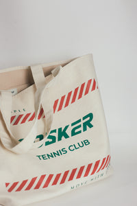 Tennis Club soft large tote with soft handle
