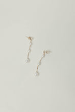 Load image into Gallery viewer, Pearl by the Yard long drop earrings