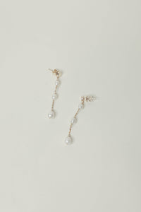 Pearl by the Yard long drop earrings
