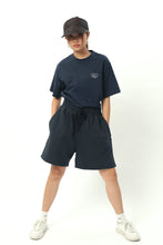 Load image into Gallery viewer, Heavy crew shorts navy