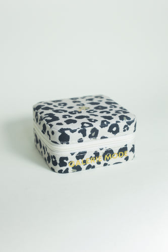 White leopard jewelry box
