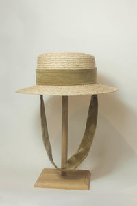 Yoyo Canotier raffia hat
