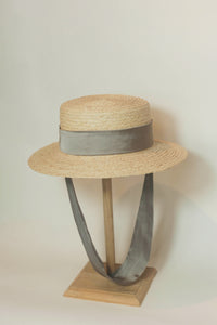 Yoyo Canotier raffia hat
