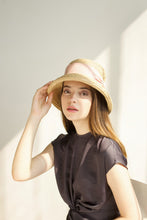 Load image into Gallery viewer, Daisy hat, Sun hat, Jardin D&#39;été, Eco Luxury, Raffia hat