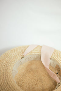 Yoyo Canotier raffia hat
