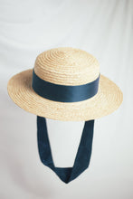 Load image into Gallery viewer, Yoyo Canotier raffia hat