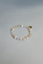 Load image into Gallery viewer, Morgan bracelet from morganite and pearl