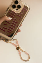 Charger l&#39;image dans la visionneuse de galerie, Sunset phone &amp; bag charm rose crystal and pearl