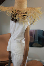 Load image into Gallery viewer, Soleil hat, Sun hat, Reflective Pace - Resort 2020 Raffia hat, Wide brim hat, Eco luxury