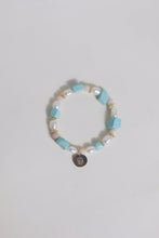 Load image into Gallery viewer, Turquoise pearl bracelet