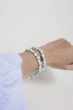 Load image into Gallery viewer, Turquoise pearl bracelet