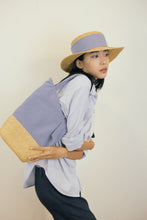 Tải hình ảnh vào Thư viện hình ảnh, Faye mini raffia and linen bag